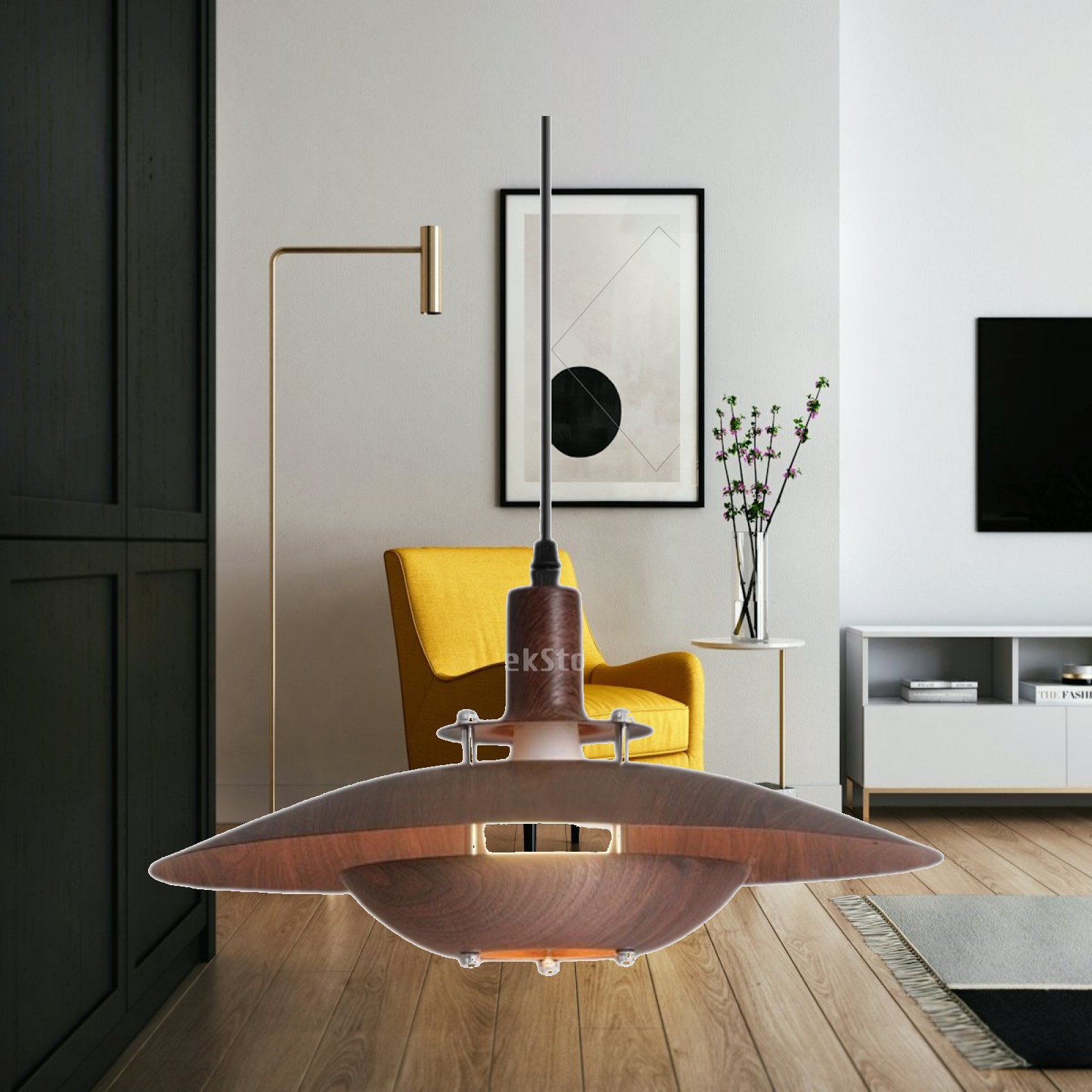 Interior Design Kitchen Modern - إضاءة معلقة بأسلوب ريفي، ثريا حديدية