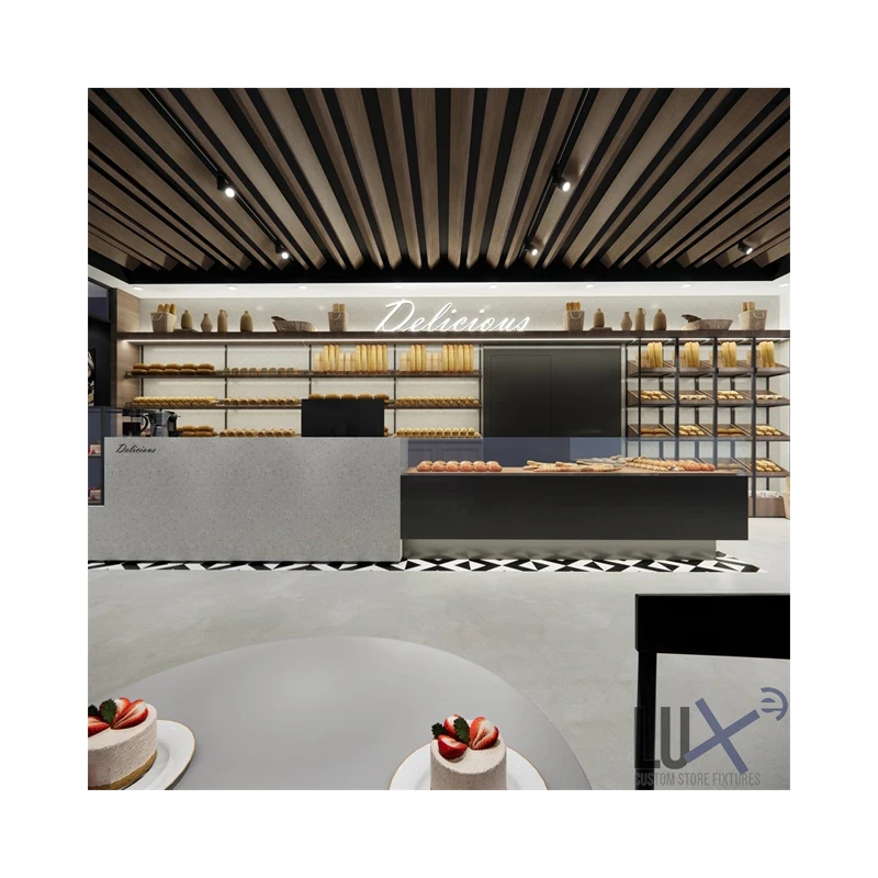 Interior Design Years - تصميم داخلي متكامل للمخبز من الخشب