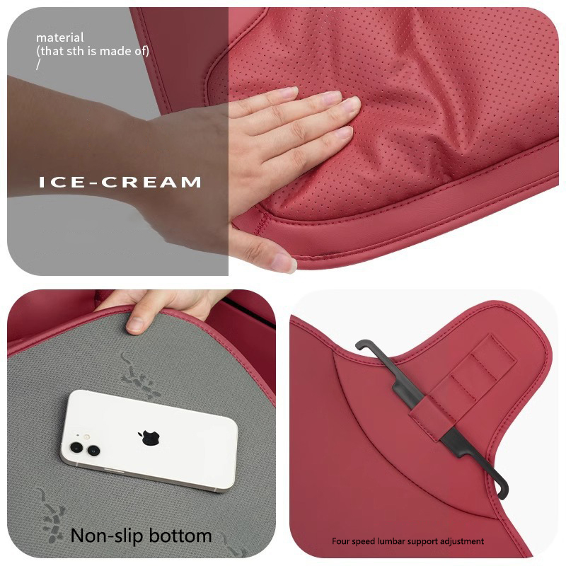 وسادة مقعد السيارة القابلة للت - مراجعة Velvet Cushion Cover وسعره