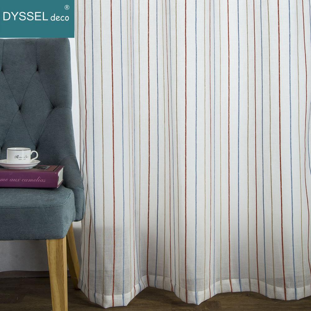 ستارة شفافة من الكتان المخطط ب - مراجعة Linen Curtain Eyelet وسعره