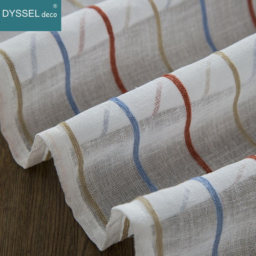 ستارة شفافة من الكتان المخطط ب - مراجعة Linen Curtain Eyelet وسعره