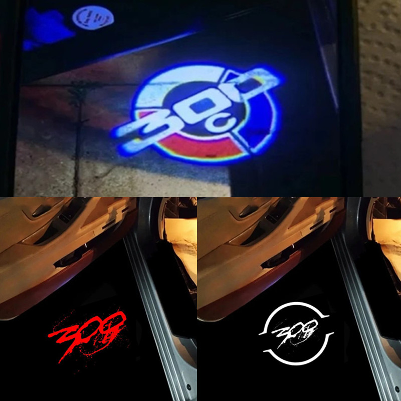 2 قطعة باب السيارة LED شعار أض - مراجعة Interior Design Logo وسعره